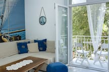 By the Sea ☼ One-Bedroom Flat with Cozy Balcony 0 Flataway