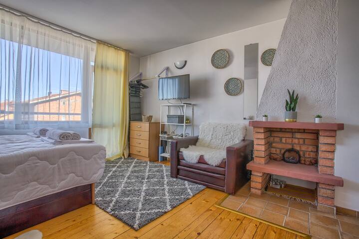 Peaceful Cozy Studio with Mountain View in Bansko 1 Flataway