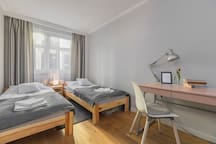 WROCLAW CENTRAL 2 Bedroom Apt with AC & Balcony / Oławska 2 Flataway