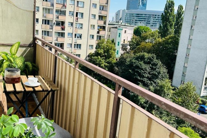 Sunny Warsaw City Centre Flat with Balcony 23 Flataway