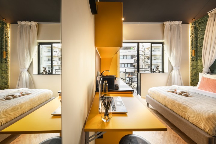 Brand NEW Sun Balcony Studio + 2m>Beach! 9 Loginn Autonomous Hotels