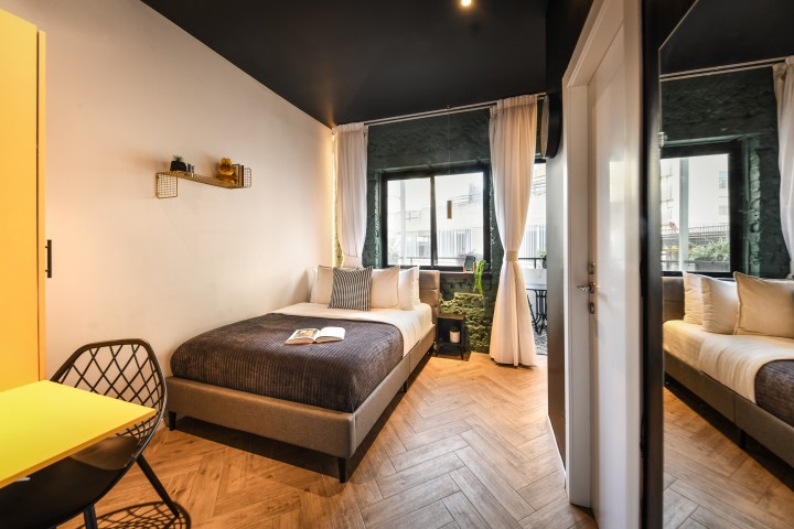 Contactless Stay Studio with balcony by the beach! 2 Loginn Autonomous Hotels