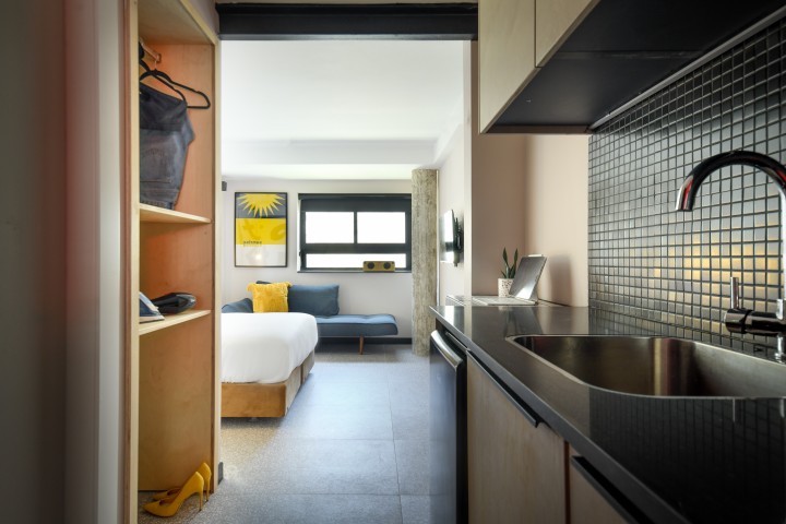 Brand New Studio+ Kitchen > Dizengoff Square! 3 Loginn Autonomous Hotels