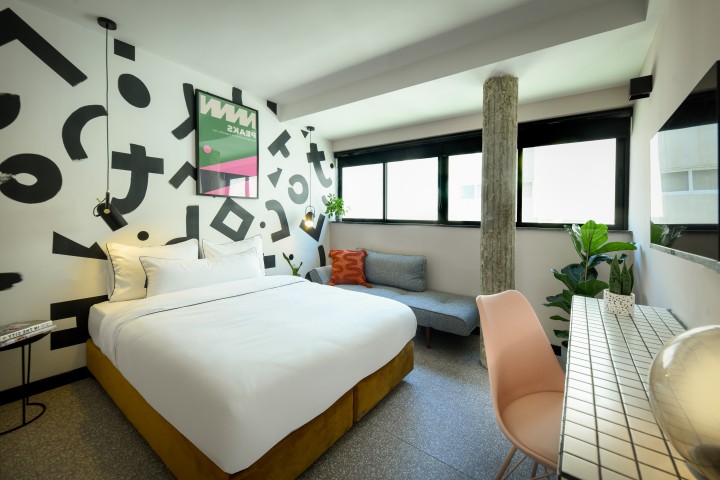 Brand New Studio+ Kitchen > Dizengoff Square! 8 Loginn Autonomous Hotels