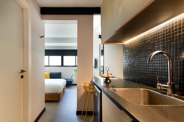 Brand New Studio+ Kitchen > Dizengoff Square! 11 Loginn Autonomous Hotels