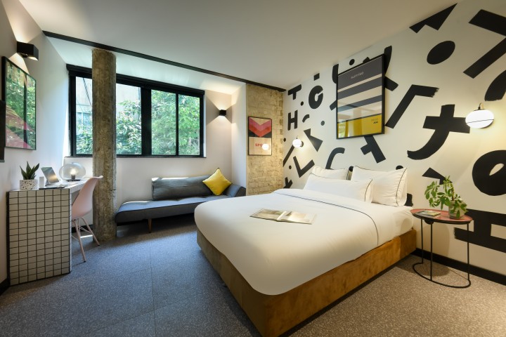 Listing 7 Queen Studio <Amazing Location> Near Dizengoff! 5 Loginn Autonomous Hotels